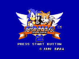 Sonic the Hedgehog 2 Title Screen
